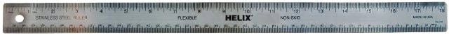 RULER STAINLESS STEEL 18IN - New (SKU: 206723)