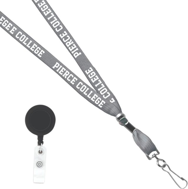 Pierce College Card Clamp Lanyard