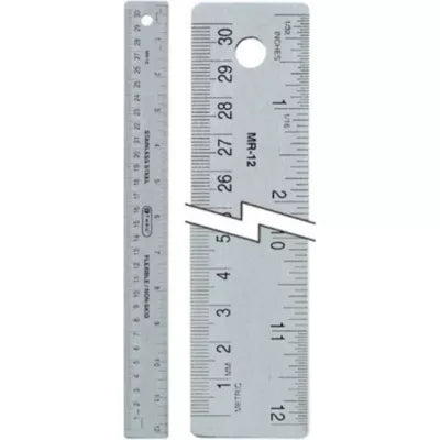 RULER 12" STAINLESS - New (SKU: 61717)