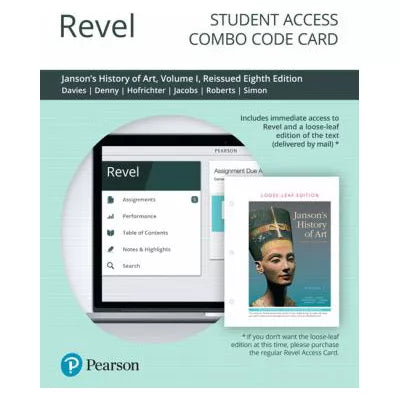 Revel + Print Combo Access Code for Janson's History of Art